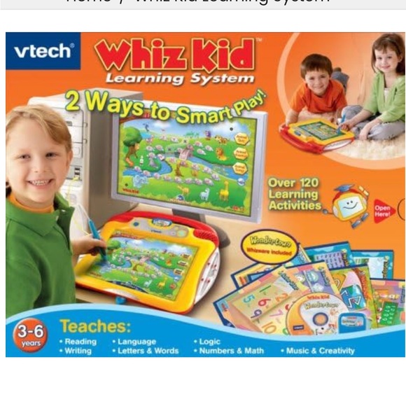 VTECH Whiz Kid Learning System Laptop Computer Creative Learn and Play - Picture 11 of 12